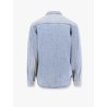 Denim shirt/jacket with madras lining