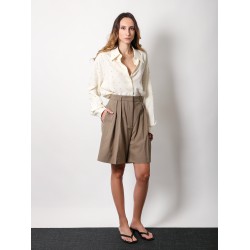 Virgin wool shorts