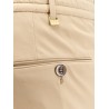 Kinetic fabric trouser with internal drawstring