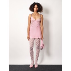 Christopher kane residency satin dress with rhinestones  details