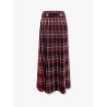 Tartan wool kilt skirt with check'n'dior motif