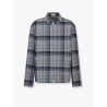 Madras shirt with zip closure