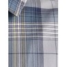 Madras shirt with zip closure