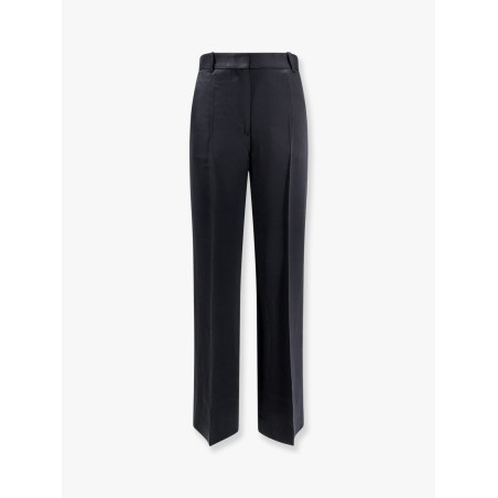 Viscose blend trouser with slits