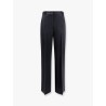 Viscose blend trouser with slits