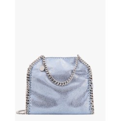 Falabella mini tote shoulder bag in shaggy deer eco shiny fabric