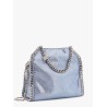Falabella mini tote shoulder bag in shaggy deer eco shiny fabric