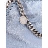 Falabella mini tote shoulder bag in shaggy deer eco shiny fabric