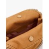 Falabella mini tote shoulder bag in shaggy deer eco shiny fabric