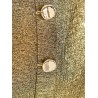 Gold metallic fabric top