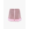Christopher kane residency skirt with all-over rhinestones