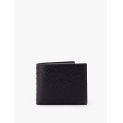 Valentino garavani leather wallet with iconic studs