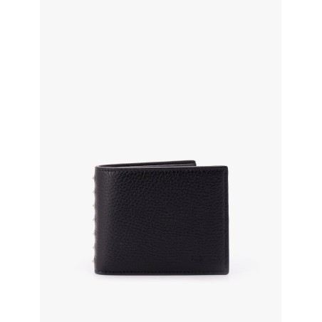 Valentino garavani leather wallet with iconic studs