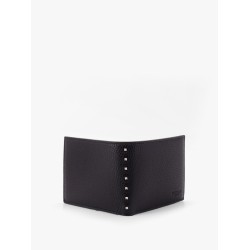 Valentino garavani leather wallet with iconic studs