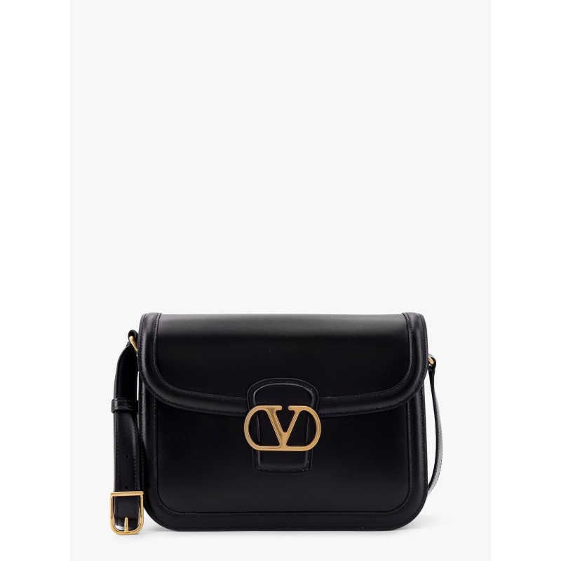 Valentino garavani 9to5 leather shoulder bag with vlogo signature closure