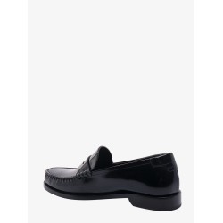 Monogram leather loafer