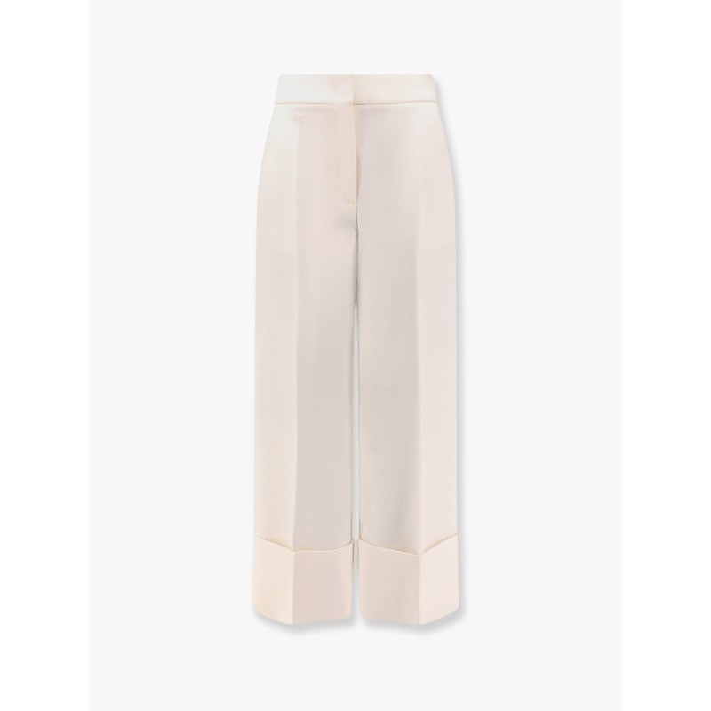 Virgin wool and silk trouser