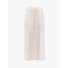 Virgin wool and silk trouser