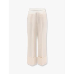 Virgin wool and silk trouser