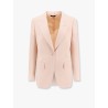 Wool blazer with silk lining