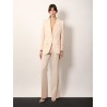 Wool blazer with silk lining