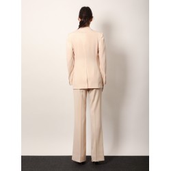 Wool blazer with silk lining