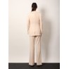 Wool blazer with silk lining