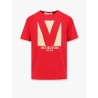 Cotton t-shirt with chez valentino print