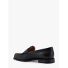 Leather loafer with dior oblique canvas motif