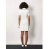 Ribbed viscose mini dress