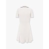 Ribbed viscose mini dress