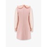 Couture crepe dress with laces profiles