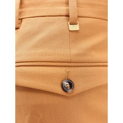 Virgin wool trouser with frontal pinces