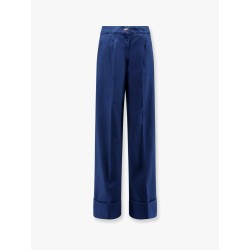 Wide fit bottom fold jeans