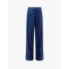 Wide fit bottom fold jeans