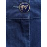 Wide fit bottom fold jeans