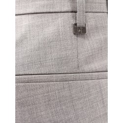 Stretch virgin wool trouser