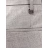 Stretch virgin wool trouser