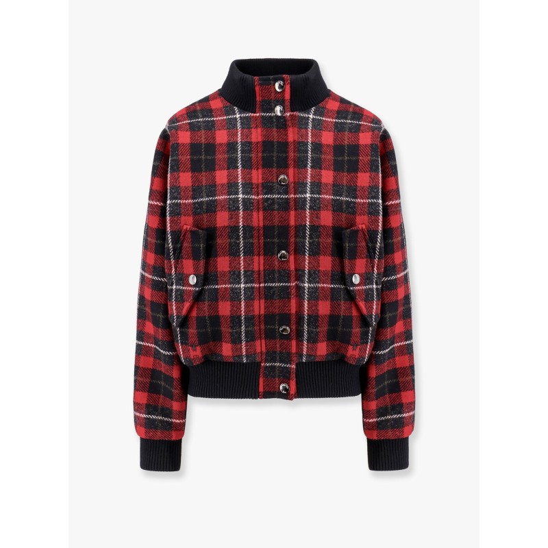Cannage bomber with check'n'dior virgin wool