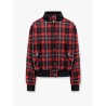 Cannage bomber with check'n'dior virgin wool