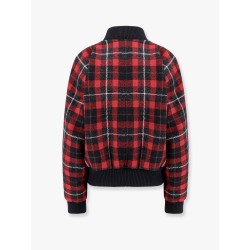Cannage bomber with check'n'dior virgin wool