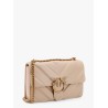 Love one classic matelassé leather shoulder bag with love birds buckle