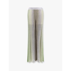 Multicolor viscose blend trouser