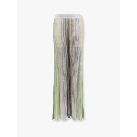 Multicolor viscose blend trouser