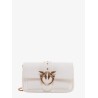 Love one pocket leather shoulder bag with love birds buckle