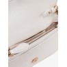 Love one pocket leather shoulder bag with love birds buckle