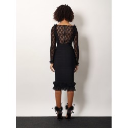 Christopher kane residency viscose skirt