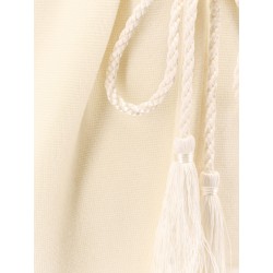 Tiberio virgin wool cardigan with rope at waist