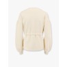 Tiberio virgin wool cardigan with rope at waist