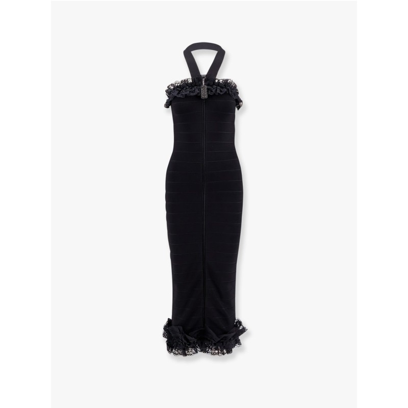 Christopher kane residency viscose dress with laces detail